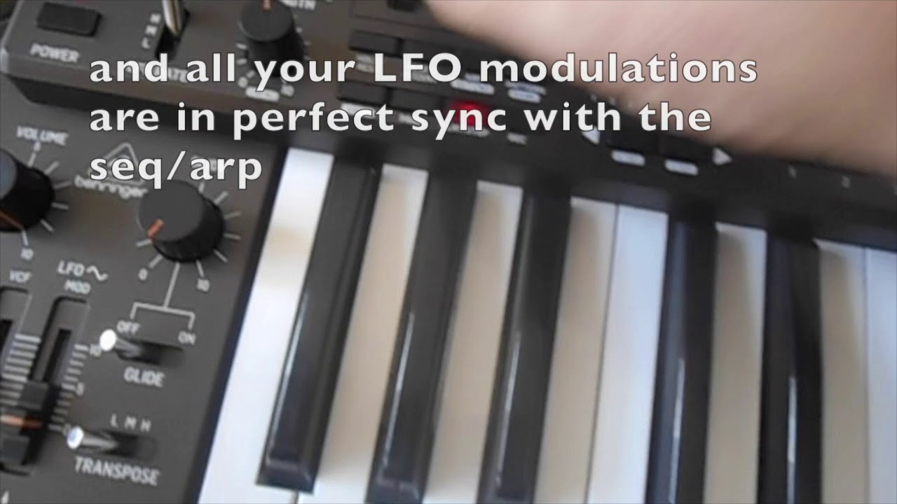 Behringer MS-1 LFO Clock Mod