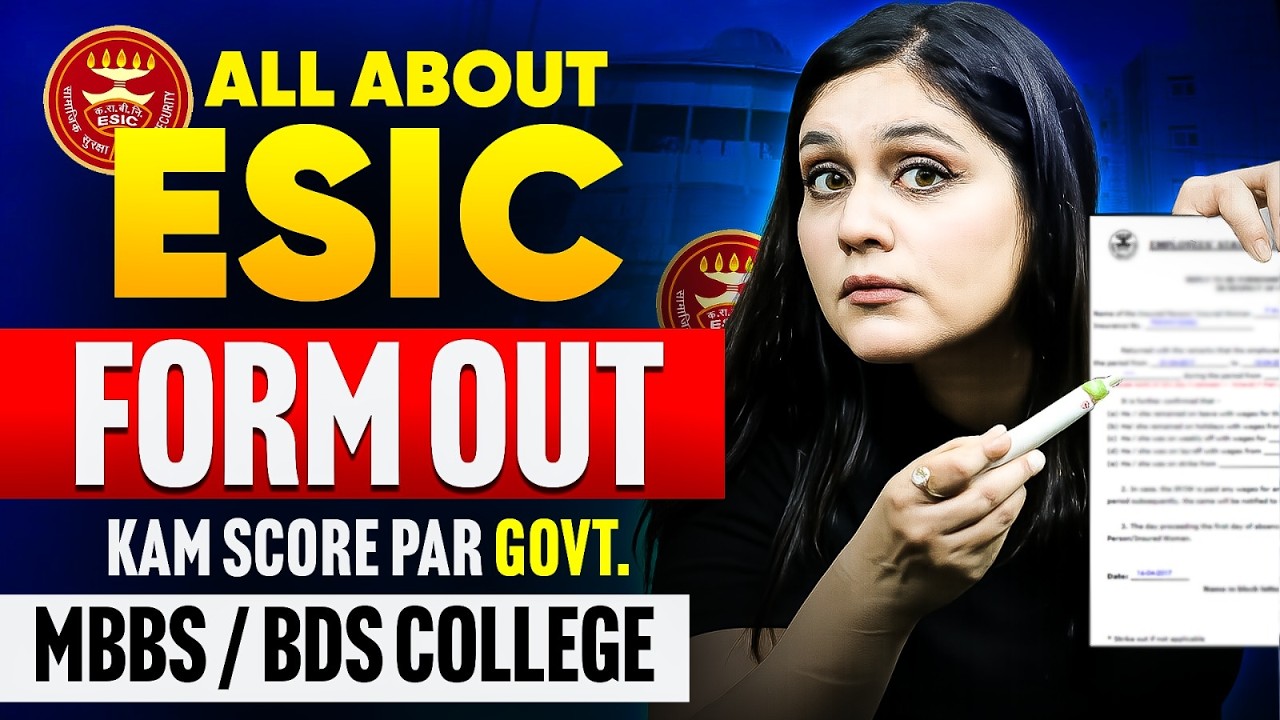 ESIC NEET 2026 Notification OUT! 🏥 Low Cut-off Govt Medical Seats |
