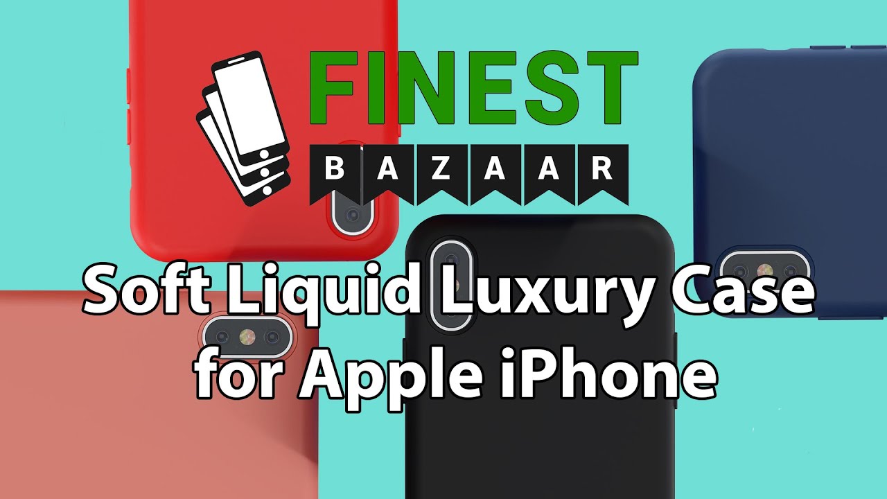 Soft Liquid Luxury Case for Apple iPhone