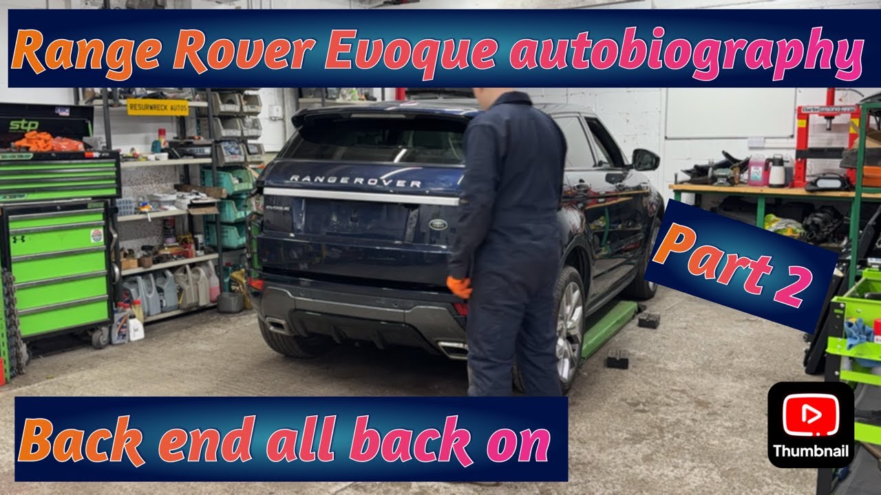 Автобиография Range Rover Evoque. Авария на Copart. Часть 2.
