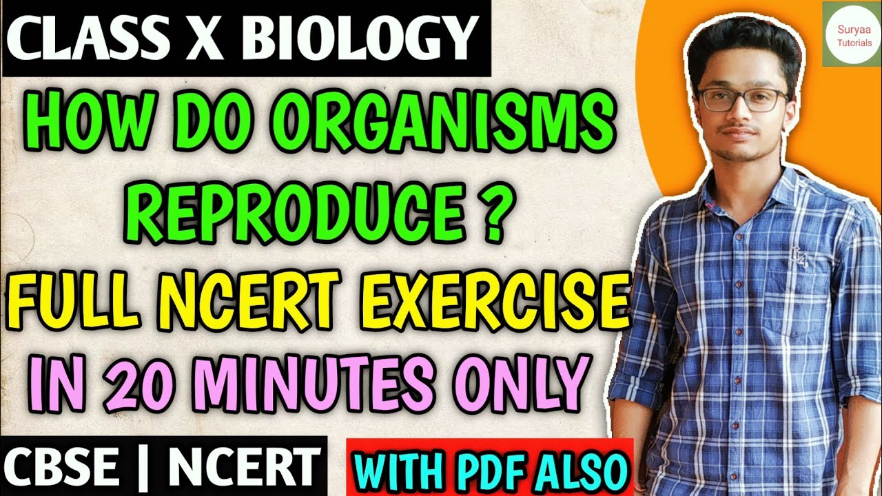 Full Ncert Exercise Solutions How do Organisms Reproduce Class 10 Science