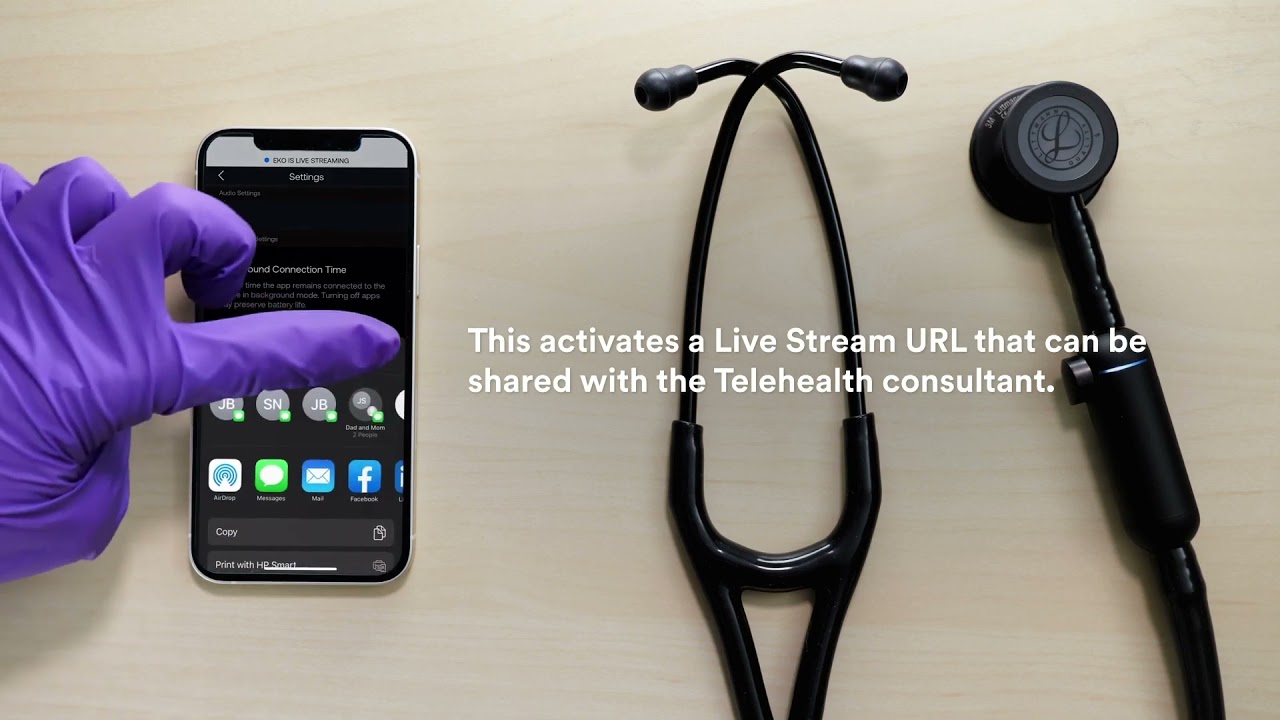 3M&trade; Littmann&reg; CORE Digital Stethoscope Live Telehealth Auscultation video