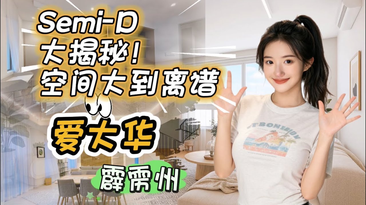 🌟 爱大华全新半独立示范屋 · 诚挚邀您亲临鉴赏 🌟