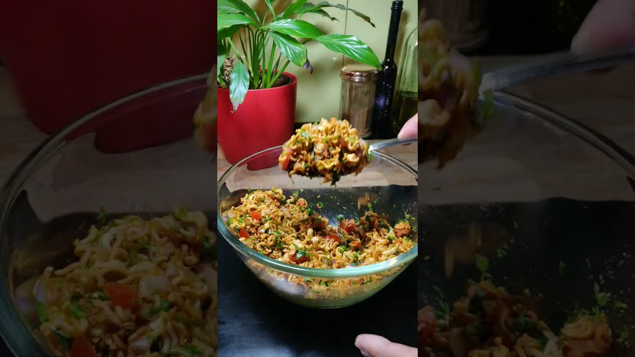 Super Crunchy Maggi Fry - Must Try!! #shorts #maggi #maggie