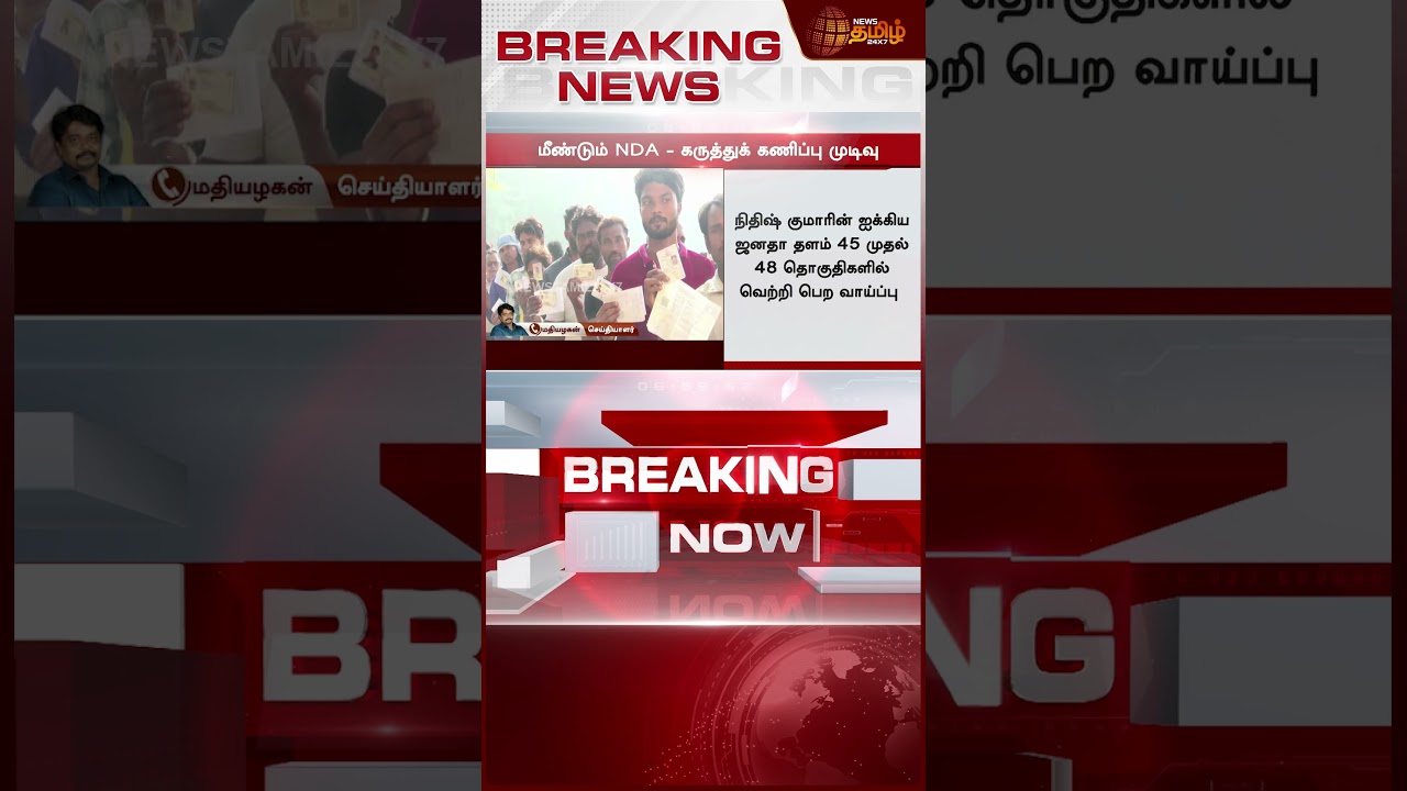 Bihar Exit Poll | பீகார் தேர்தல்...வெளியான கருத்துக்கணிப்பு முடிவுகள் | Bihar Latest News