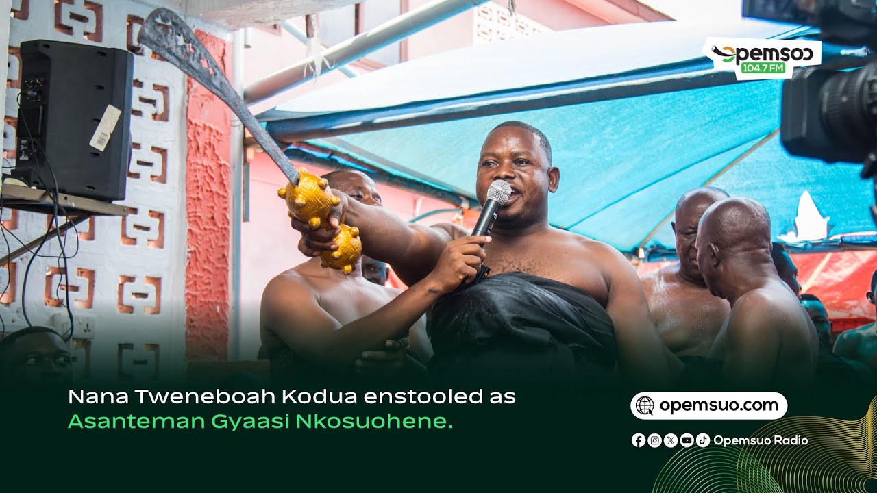 Nana Tweneboah Kodua enstooled as Asanteman Gyaase Nkosuohene