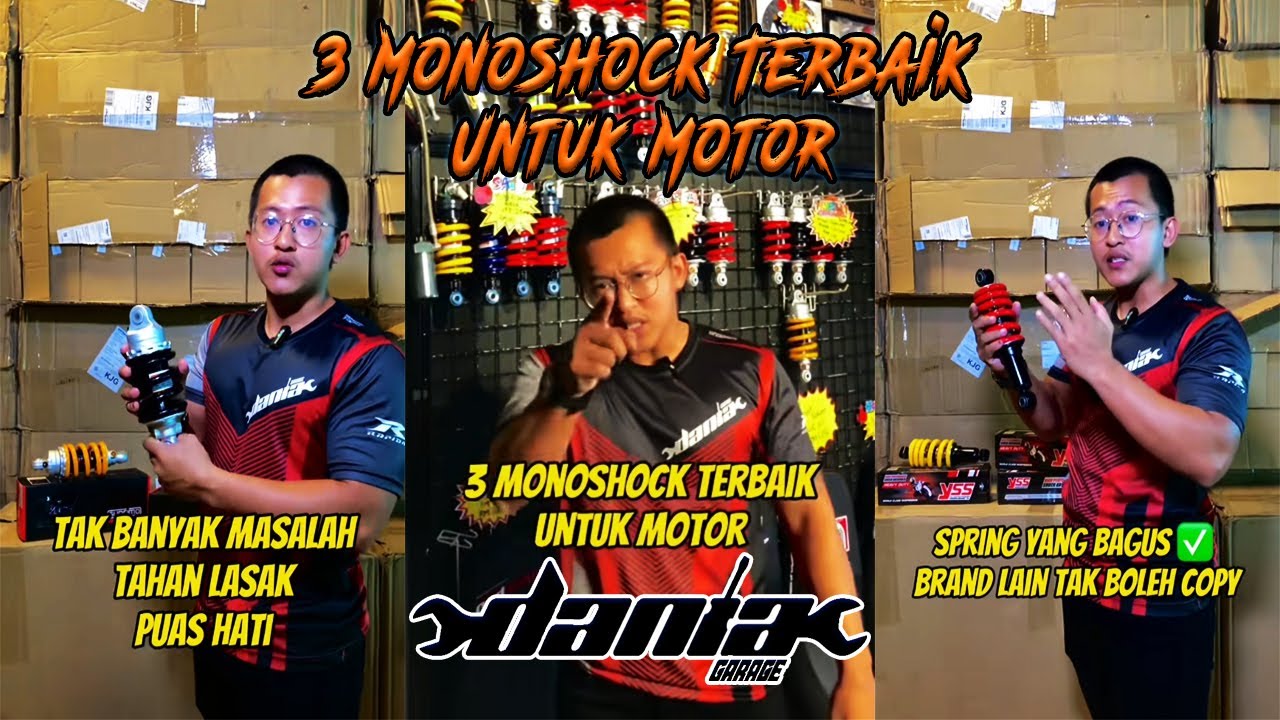 3 Monoshock Terbaik Untuk Motor