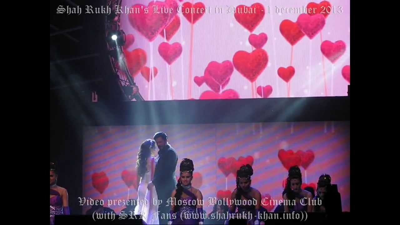 SRK @iamsrk Live Concert in Dubai with Madhuri, Deepika & Jacqueline - 1 december 2013 (part 3)