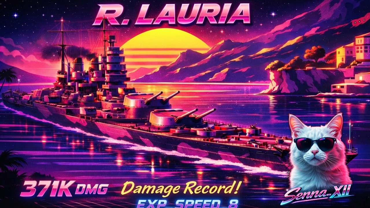 NEW R. Lauria DAMAGE RECORD — This Ship is INSANE | WoWSL