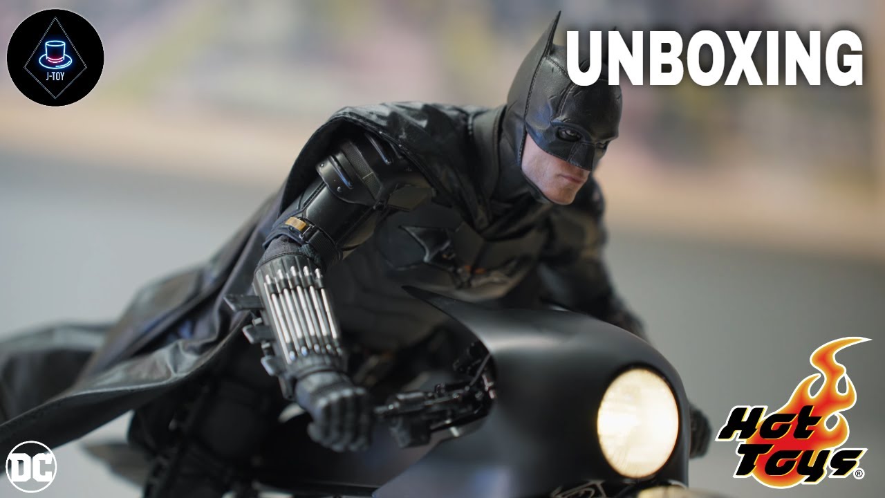 Hot Toys  (THE BATMAN) Batcycle Robert Pattinson scale: 1/6﻿  Unbox  [4K]