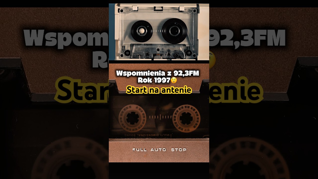 Kaseta z 1997 roku. Moje początki na 92,3 FM | Radiowe archiwum