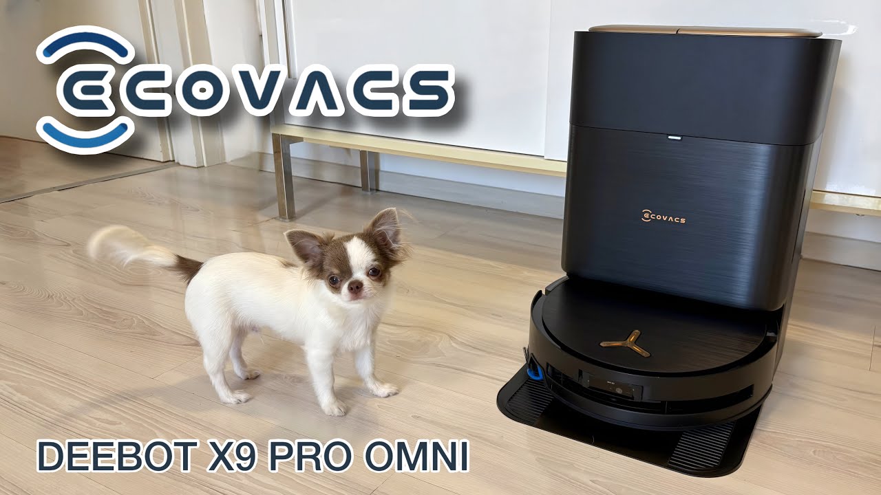 ECOVACS DEEBOT X9 PRO OMNI Robotic Vacuum Cleaner (16600 Pa Suction, OZMO Roller Mopping )