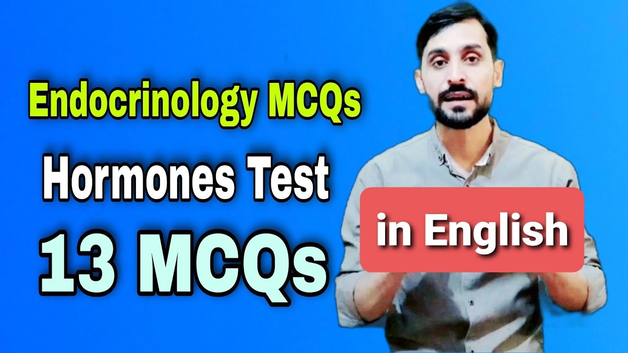 Endocrinology Test MCQs | In English | 13 Important MCQs in Hormones Test | MLT MCQs