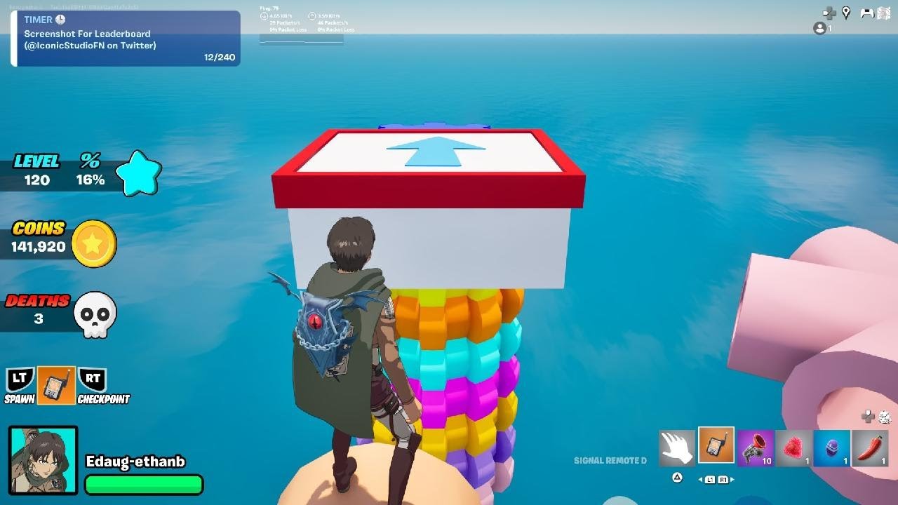 Fortnite chapter 7 season 1 deathrun challenge grinding