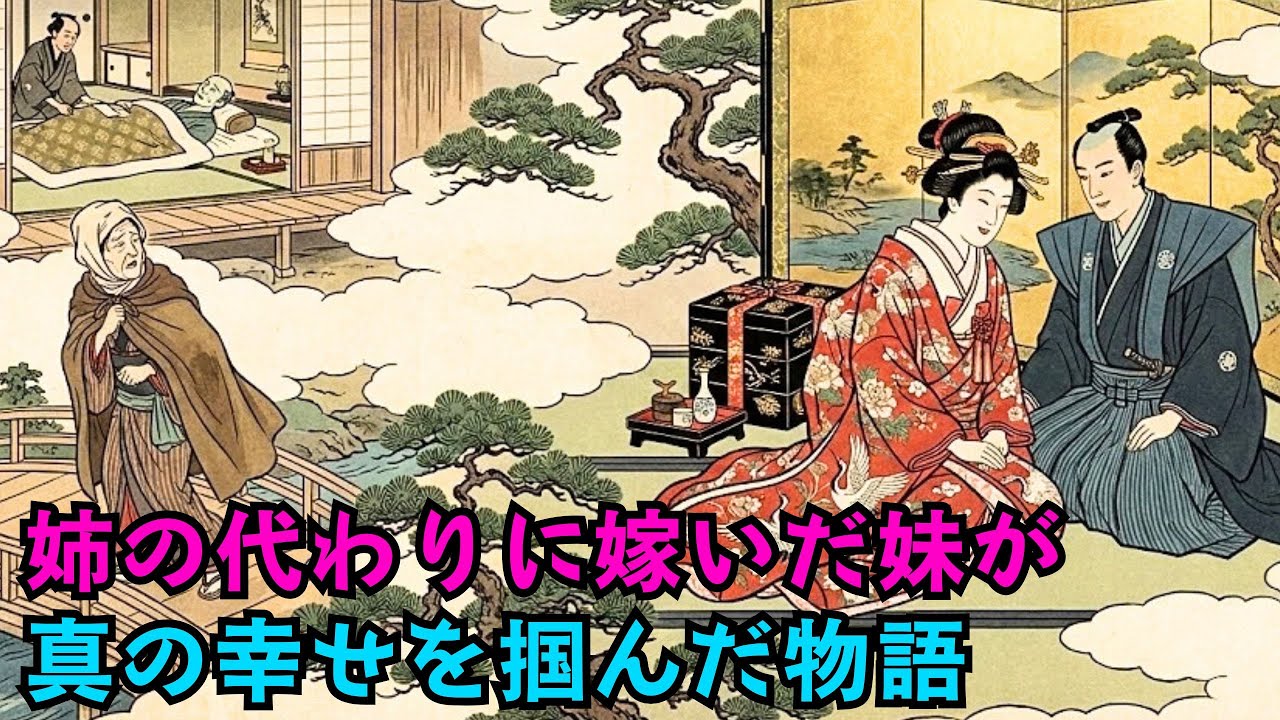 瀕死の婚約者から逃げた姉。代役として嫁いだ妹が、真の幸せを見つけた | 野談 | 伝説 | 昔話 | 説話 | 民話