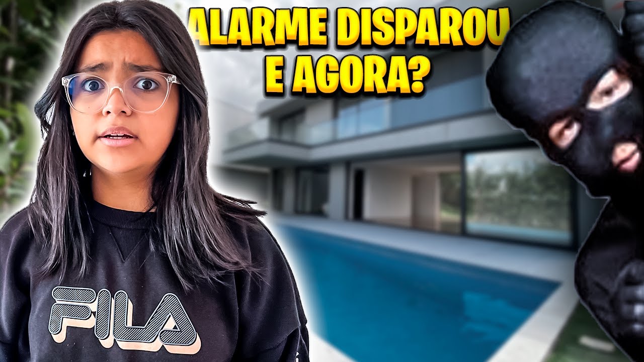 ESTAVA SOZINHA EM CASA E O ALARME DE SEGURANÇA DISPAROU! 😮