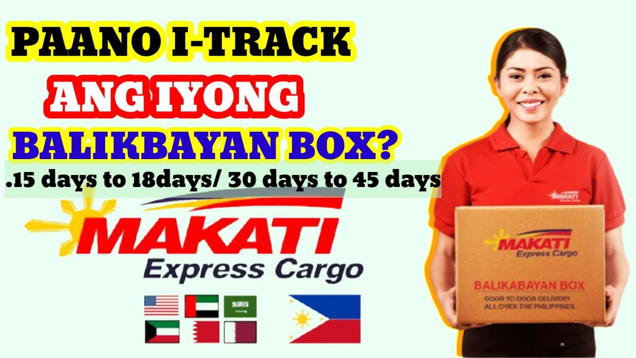 HOW TO TRACK BALIKBAYAN BOX ONLINE| MAKATI EXPRESS CARGO