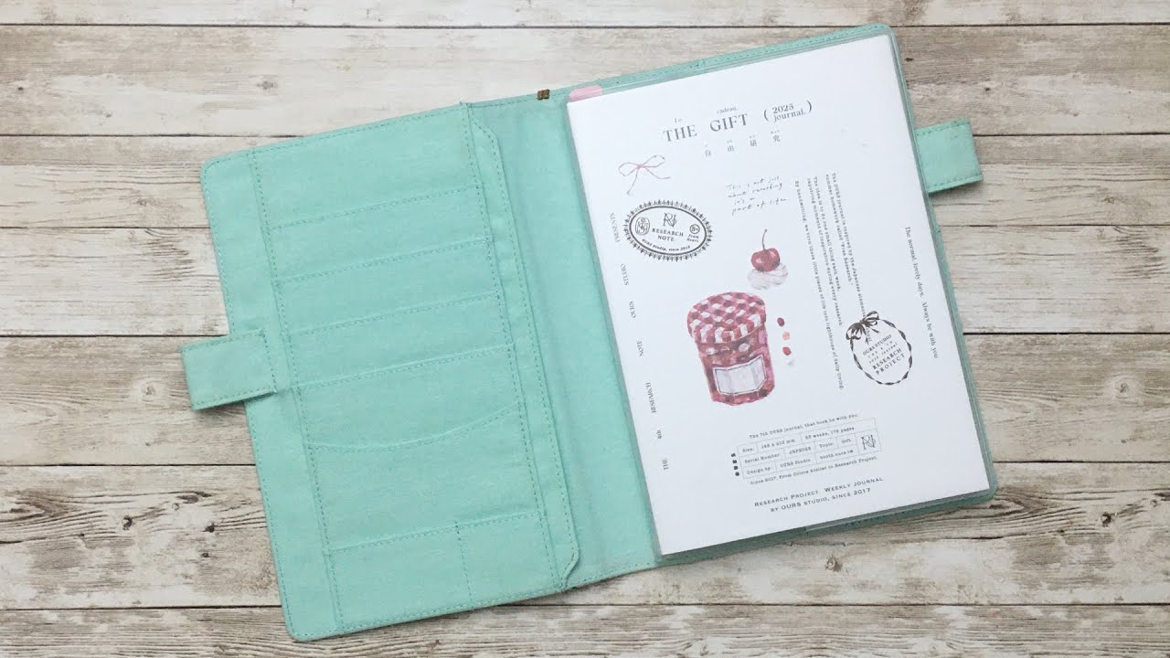 Ours Studio Research Journal 2025 - My Setup and First Weekly Spread