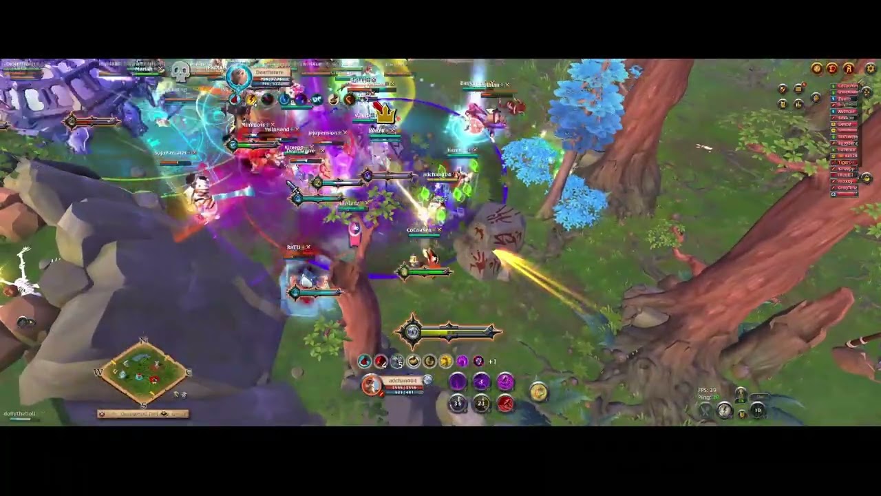 albion online zvz small to large scale