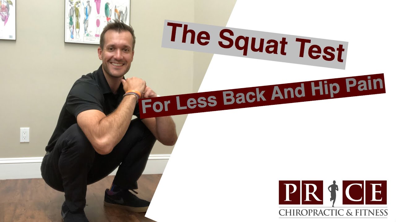2 Minute Tip:  The Squat Mobility Test for Less Back & Hip Pain!