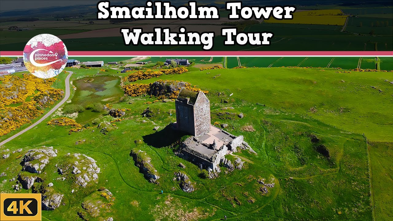 SMAILHOLM TOWER  | This TOWER Inspired Walter Scott, and DEFENDED against the English | Walking Tour