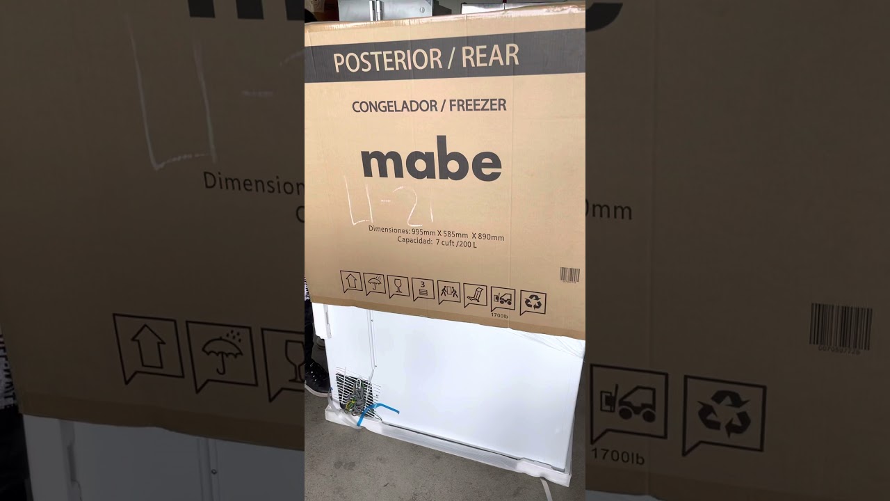 MABE /GE dual function freezer unboxing