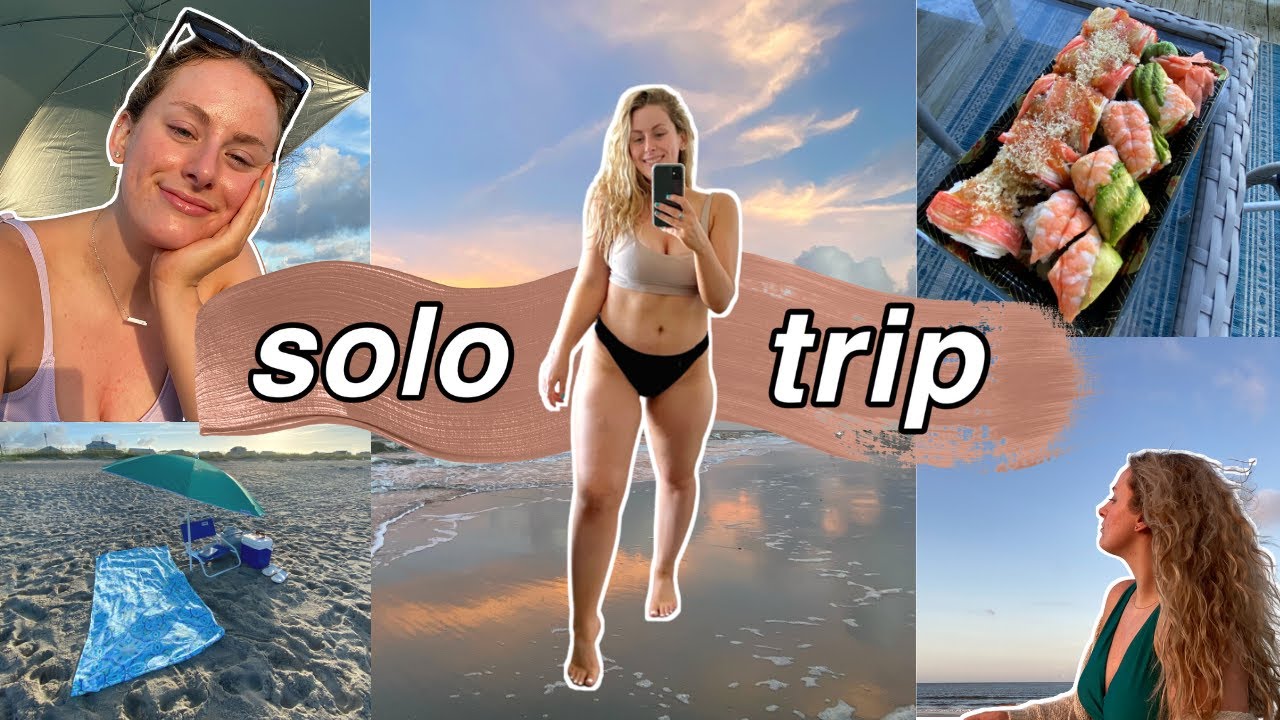 going on a SOLO BEACH TRIP vlog *independent woman AF*