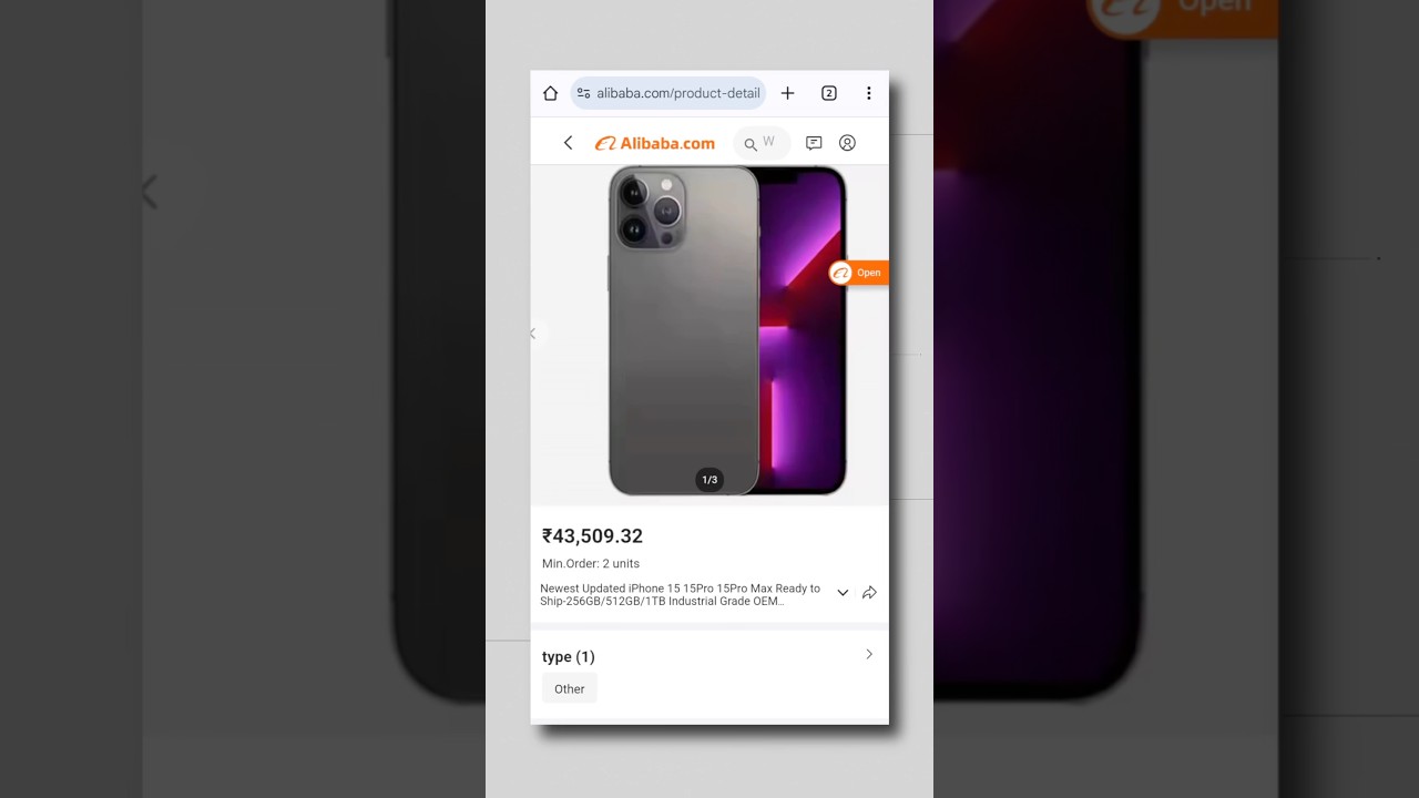 5K iPhone from Alibaba China 🇨🇳 🤩 #shorts #iphone #alibaba
