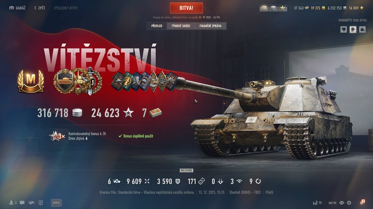 T803 Absolutní top DMG za 60k her?
