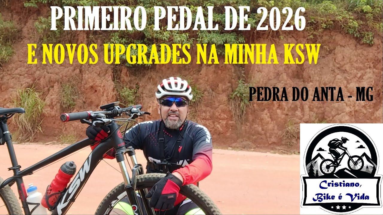 Primeiro Pedal 2026 / E Novos Upgrades na minha KSW