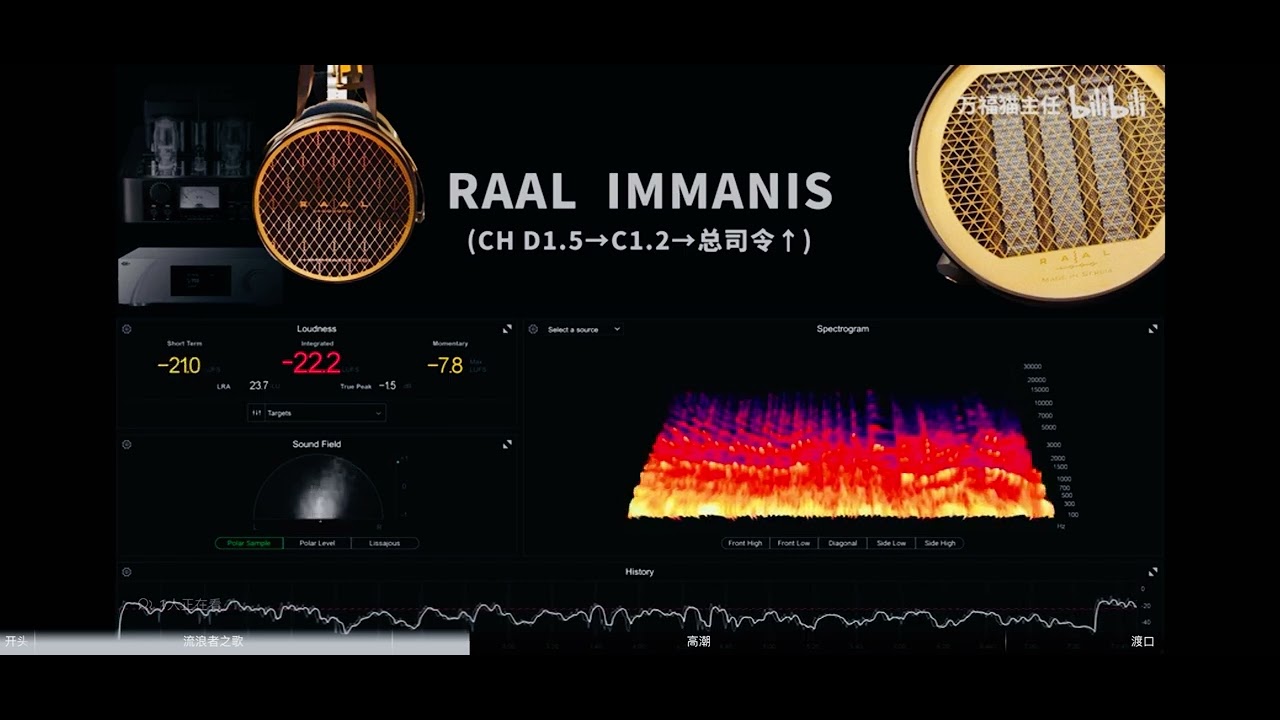 Raal Immanis vs. Hifiman OG Susvara ( CH Precision D1.5& Trafomatic Primavera) recorded by 万福猫主任
