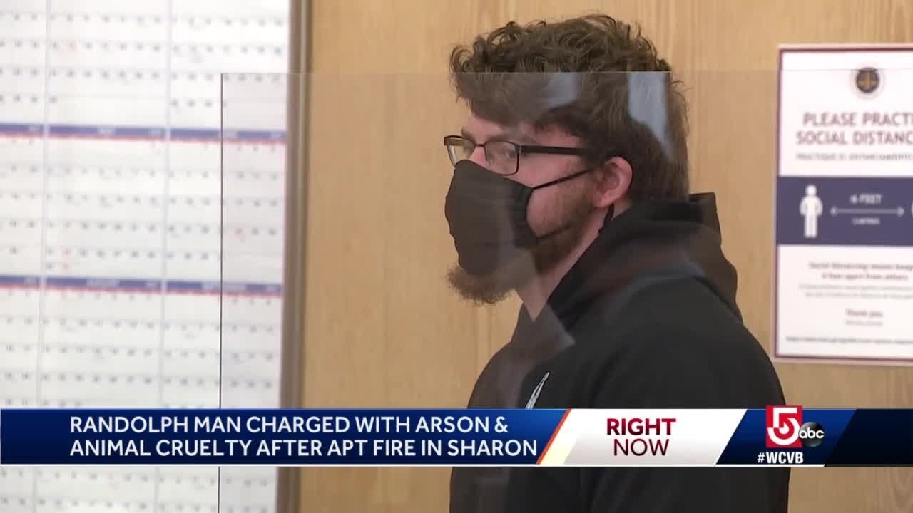 Man accused of setting apartment on fire with dog inside