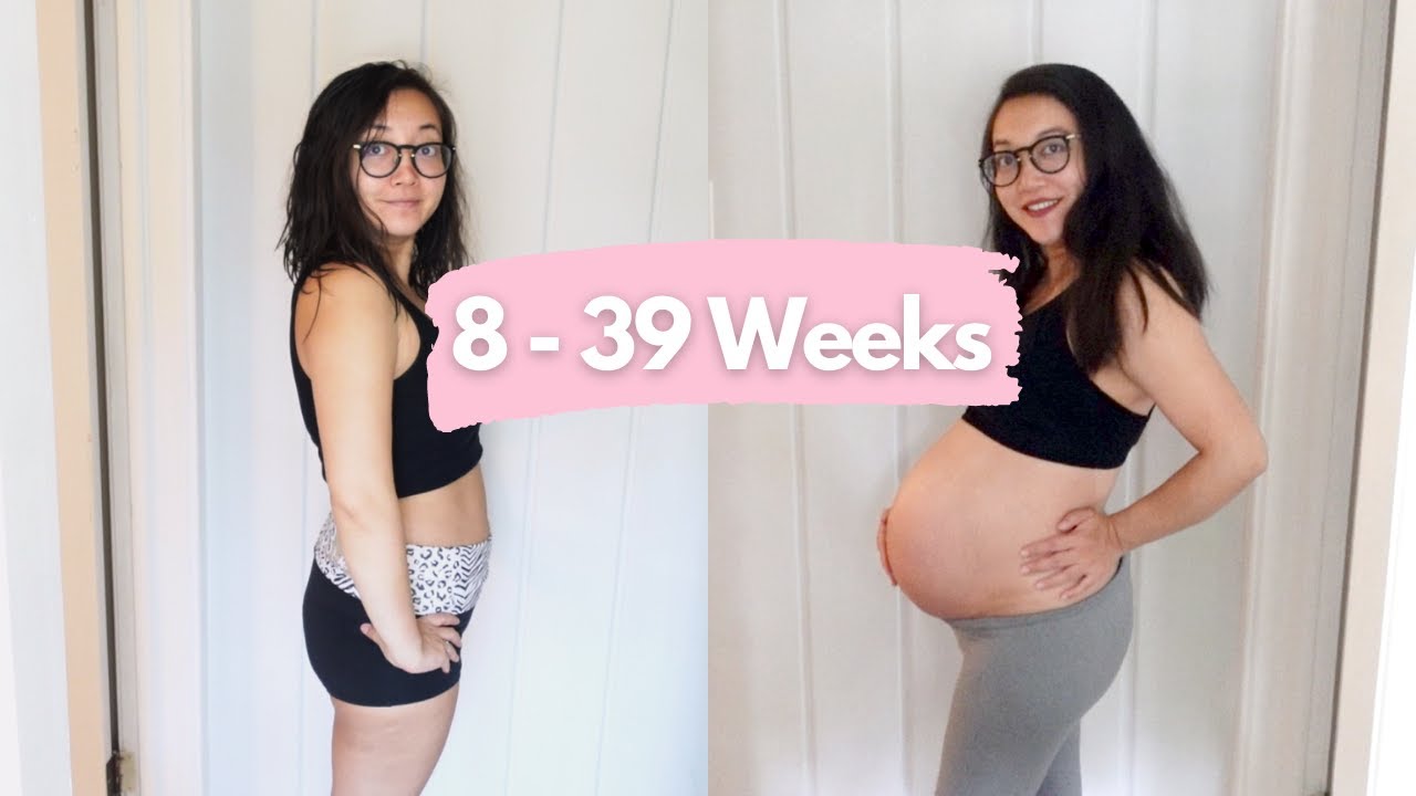 Pregnant Belly Progression Week by Week | Pregnant Belly Transformation