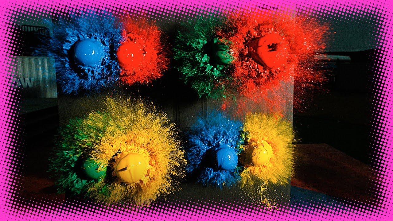 Paint Blast Portrait in 4K
