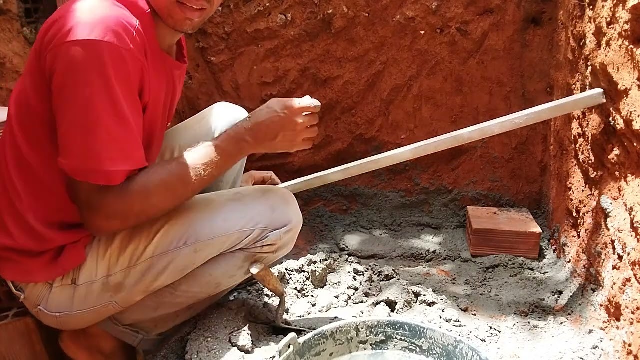 como fazer base de fossa aprenda passo a passo ☝️👍👍