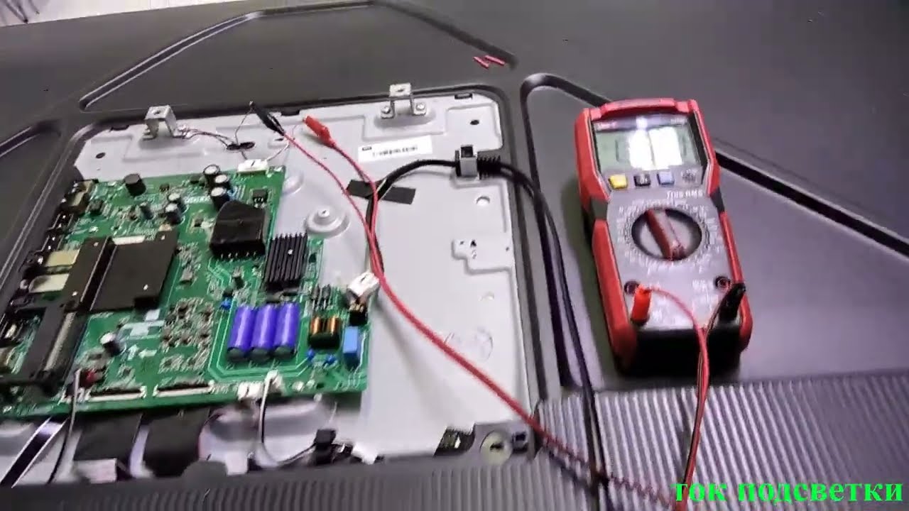 iFFALCON 55K61 серия K61 обзор, подсветка, ток OB3365VP, напряжения  TPD.RT2851T.PC779   RT2851
