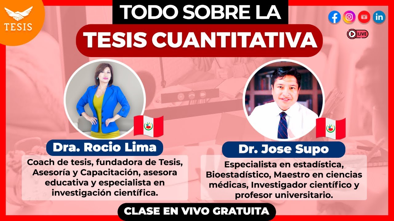 🔴Todo para hacer una TESIS CUANTITATIVA de ÉXITO🔴