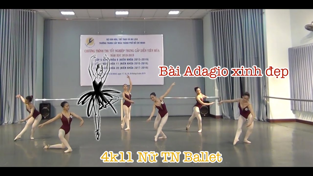 Múa ballet | Chương trình Tốt Nghiệp Môn Ballet 4K11 (Nữ) Ngoài Gióng | Trường Múa HCMC