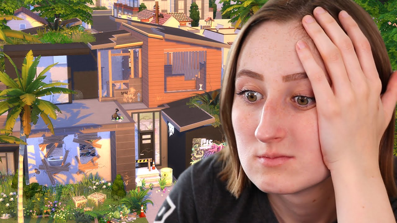 Can I fix this destroyed house in The Sims 4?