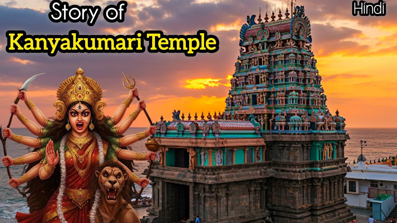 Story Of Kanyakumari Temple /Shakti Peeth / Maa Durga story/ Mythological Story/ Hindi story