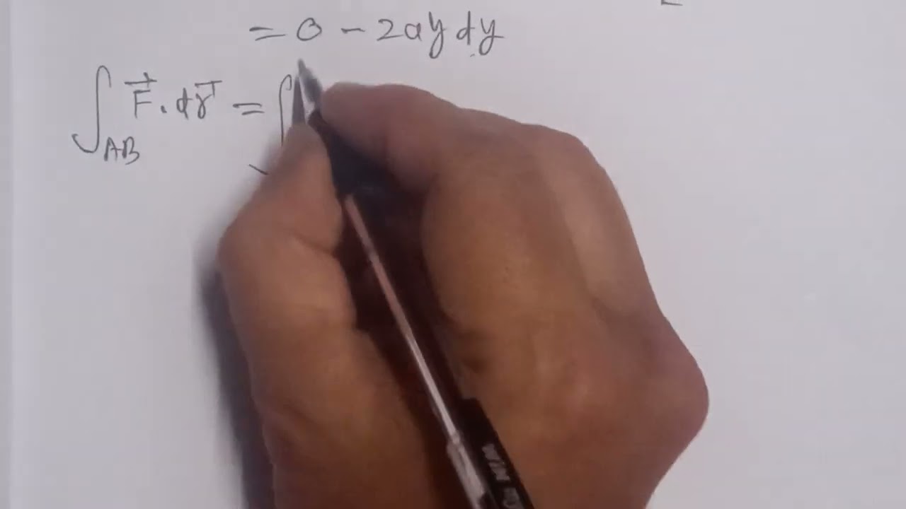 Evaluate ∫F.dr ; where F=(x^2+y^2)i-2xyj ; curve C is the rectangle in xy-plane bounded by y=0 , x=a