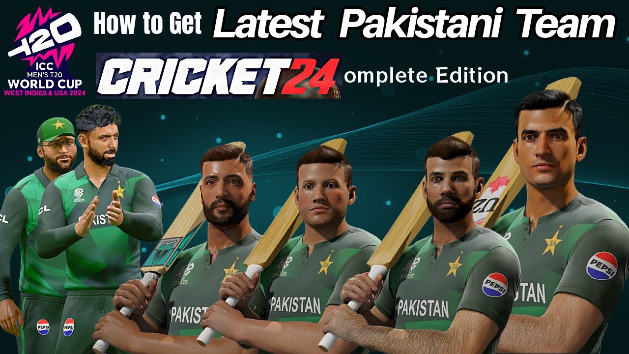 How to Download Pakistani team in Cricket 24
