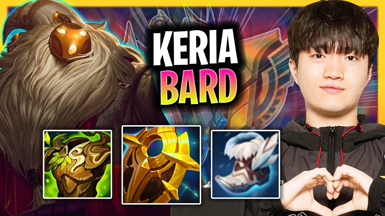 KERIA IS A BEAST WITH BARD! | T1 Keria Plays Bard Support vs Pyke!  Season 2024