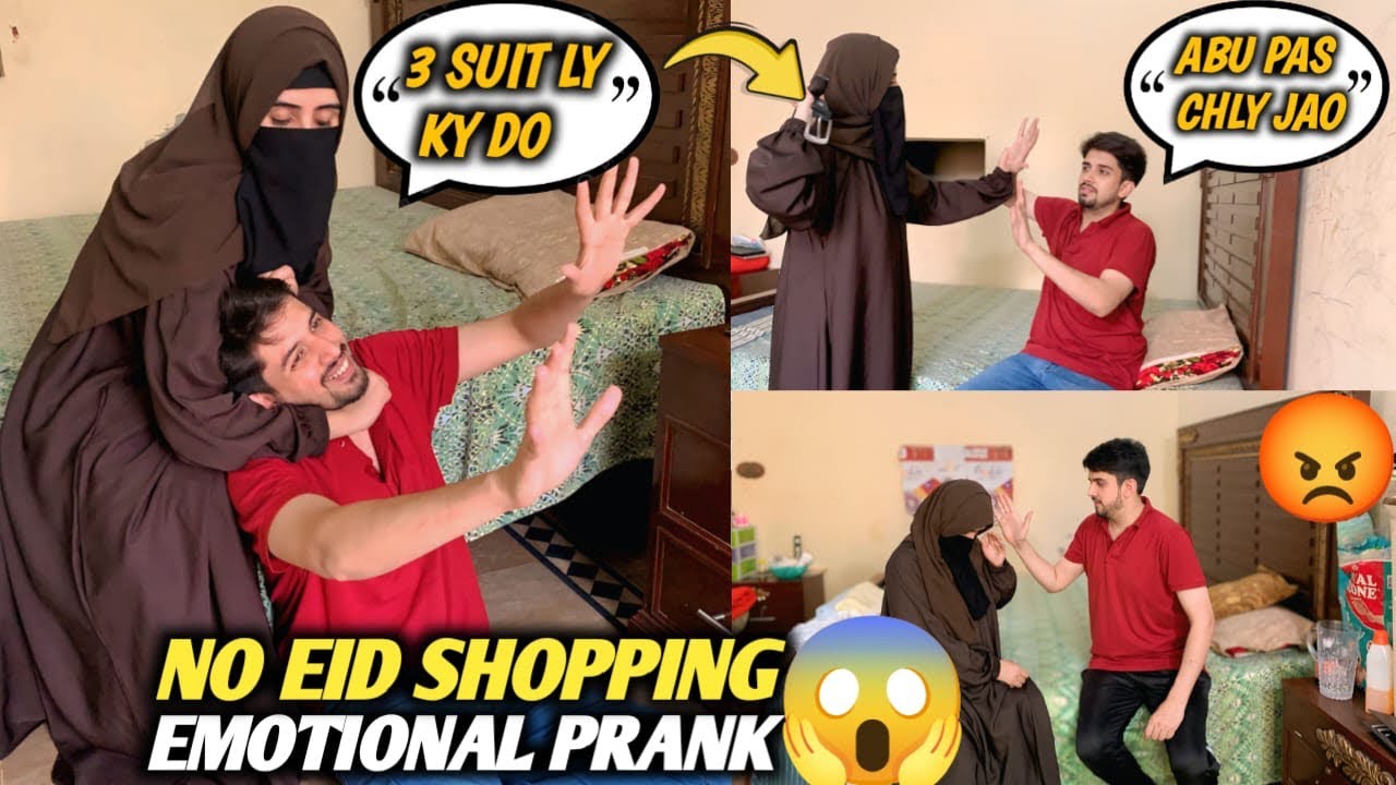 No Eid Shopping Emotional Prank on Wife🥺|| Prank Gone Extremely Wrong 😱