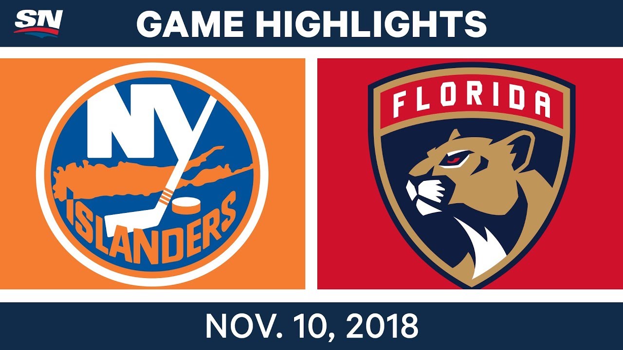 NHL Highlights | Islanders vs. Panthers – Nov. 10, 2018