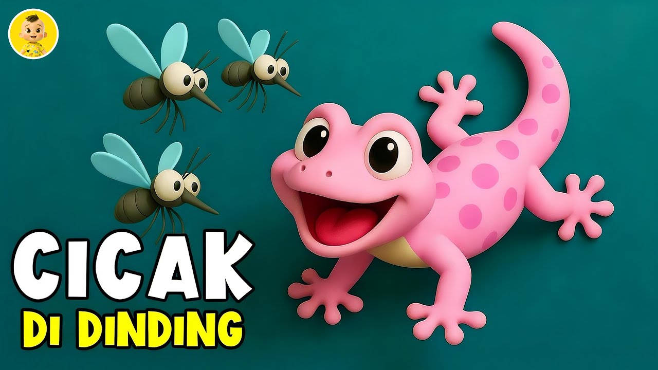 Lagu Anak Anak - Cicak Cicak di Dinding Diam Diam Merayap - Lagu Anak & Balita Sangat Viral