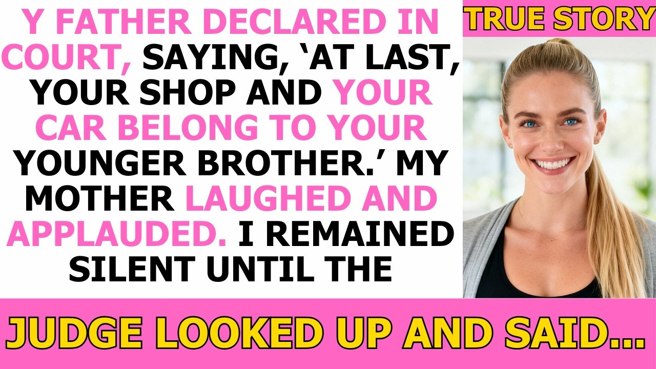 My Father Declared in Court, “Your Shop and Car Are His” — Until the Judge Looked Up and Said…