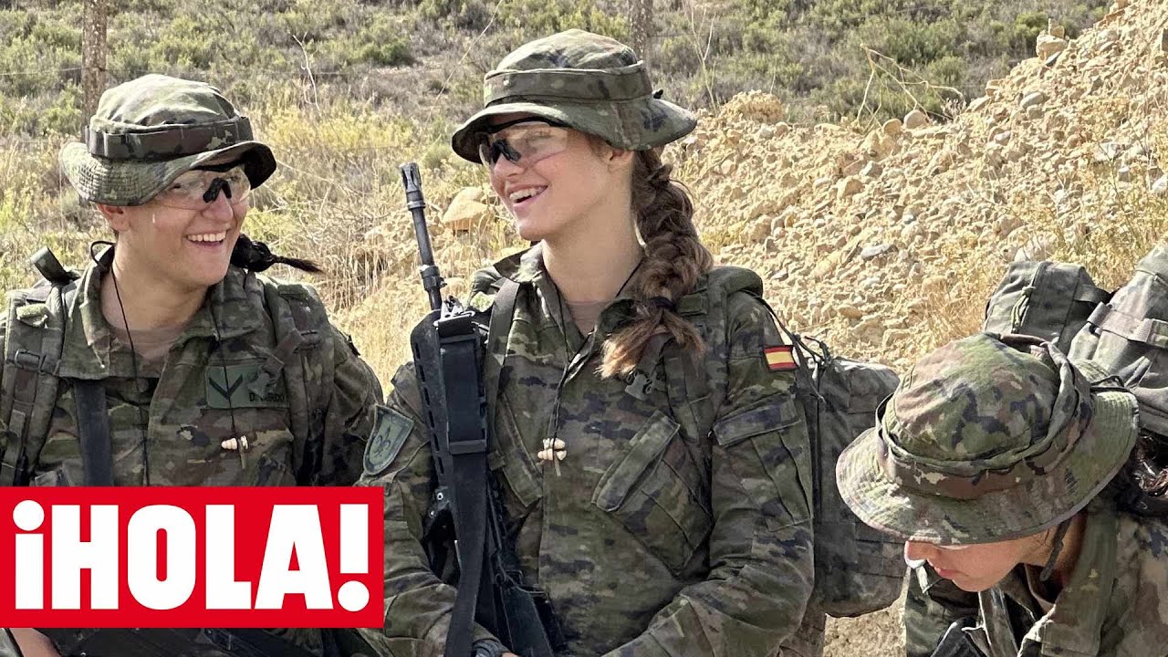 Las imágenes más sorprendentes de la princesa Leonor de prácticas en la academia militar