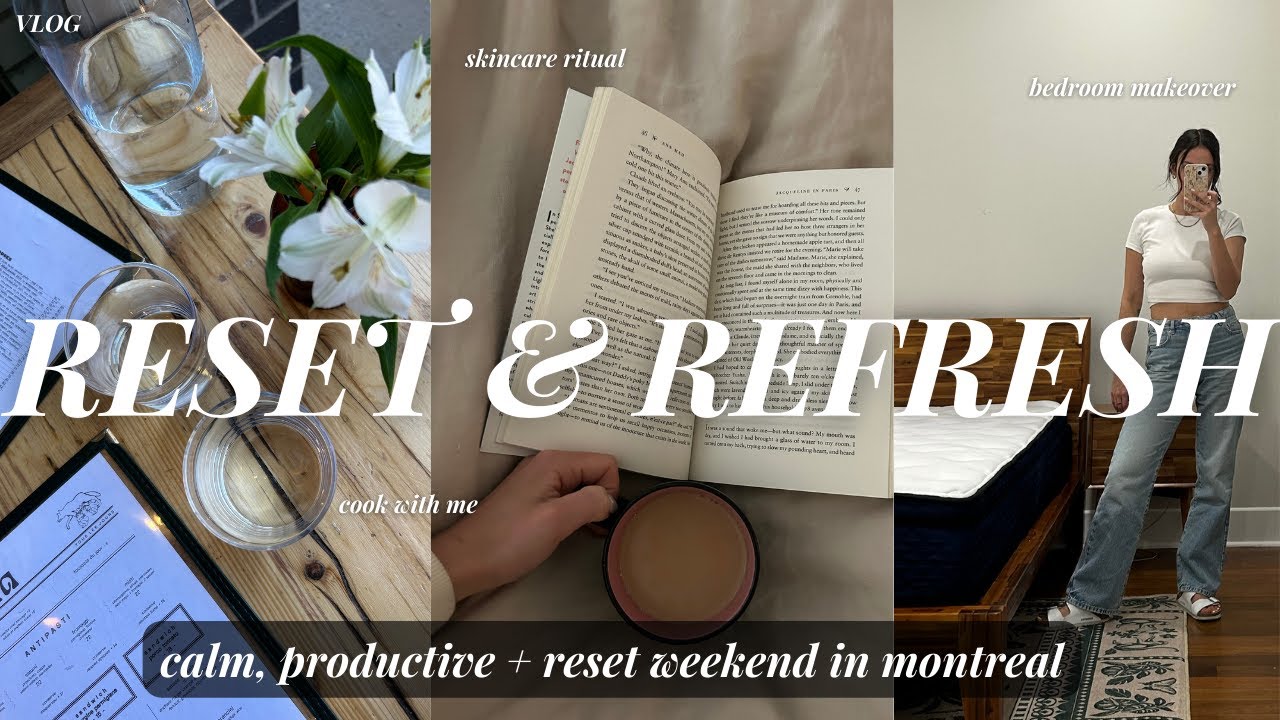 RESET WITH ME 🌸🍀 total bedroom makeover, skincare faves + *easy* cook with me | VLOG