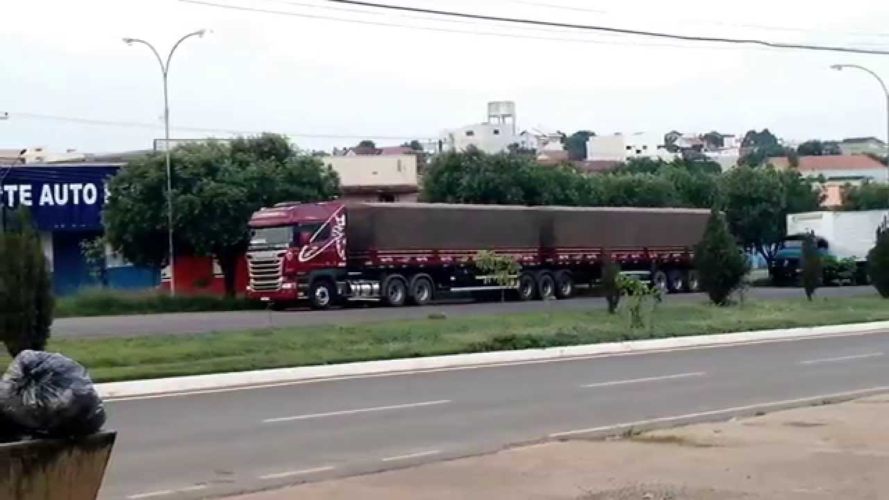 Scania - 540 Vinho Sobindo a serra Jaru - RO